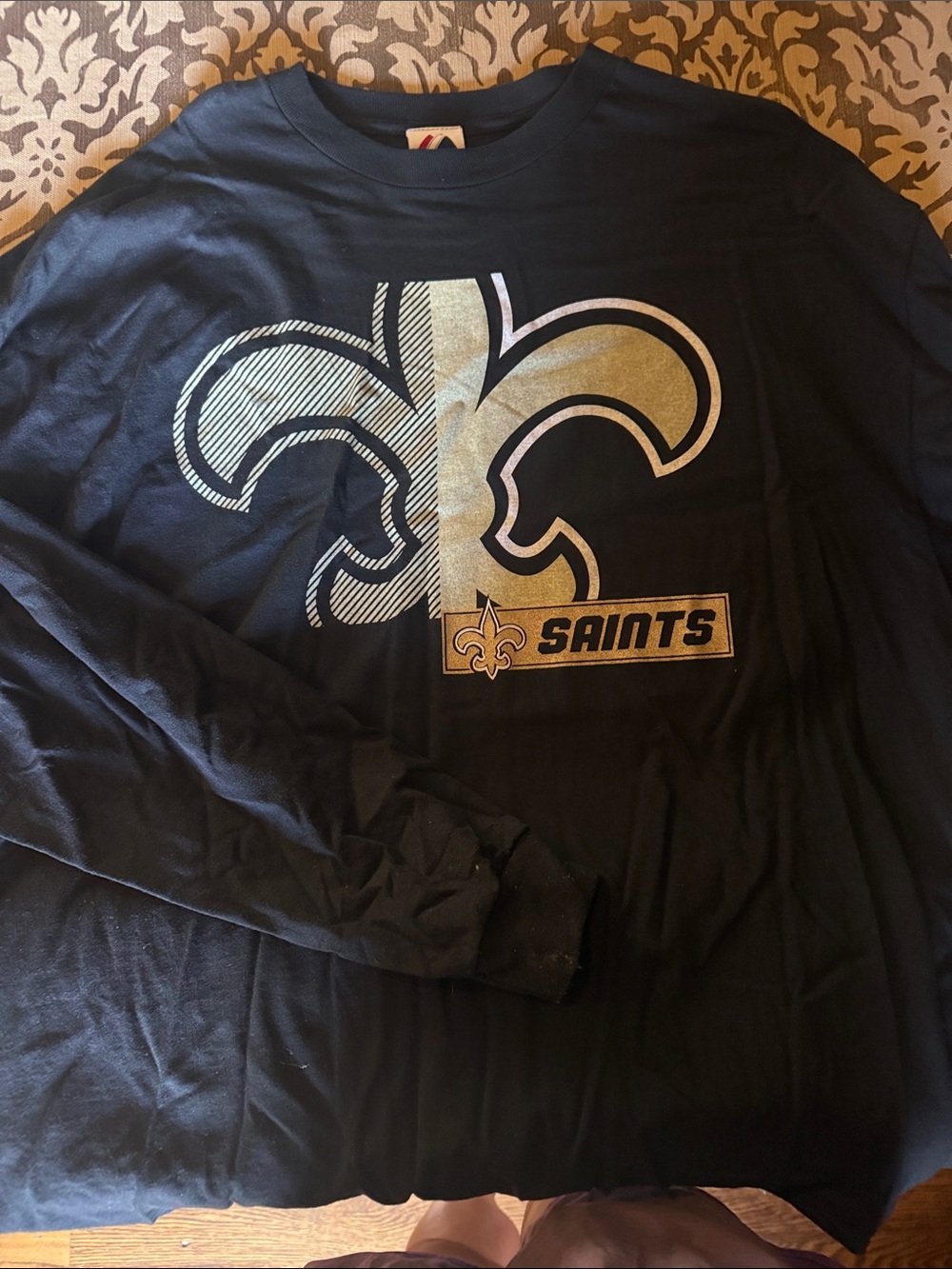 Majestic Nola Saints long sleeve tee.